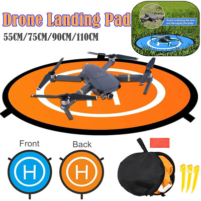 #ad Drone Landing Pad Day Night Launch Helipad For DJI Mavic Pro Zoom Drone Parking $10.28