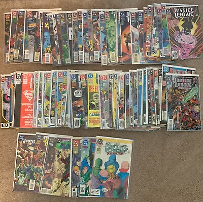 #ad DC Comics: Justice League of America 1989 Issues 0 26 113 plus Annuals 4 10 $240.00