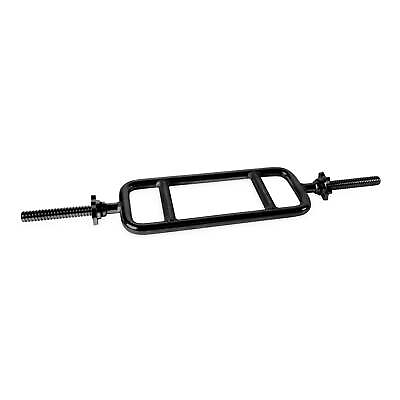 #ad Barbell Standard 1 In. Threaded Tricep Weight Bar with Collars 34 In. Black $28.80