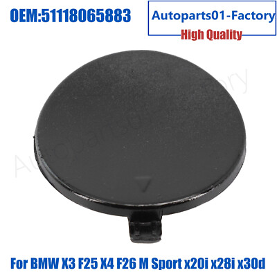 #ad 51118065883 Towing Eye Cover Cap for BMW X3 F25 X4 F26 M Sport x20i x28i x30d $15.27
