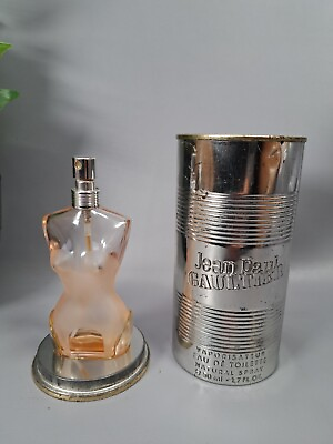 #ad vintage jean Paul Gaultier le femme body bottle and tin collectible GBP 20.99