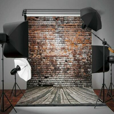 #ad Retro Cloth Background Studio Brick Wall Photography Photo Props Vinyl 5x7Ft USA $19.99