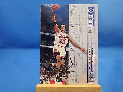 #ad Scottie Pippen Collector#x27;s Choice 94 95 1994 GOLD SIGNATURE Spanish card #375 $7.79