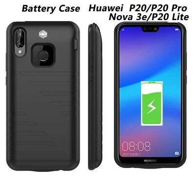 #ad Charging Battery Case For Huawei Nova 3e P20 Lite Shockproof Backup Power Cover $41.85
