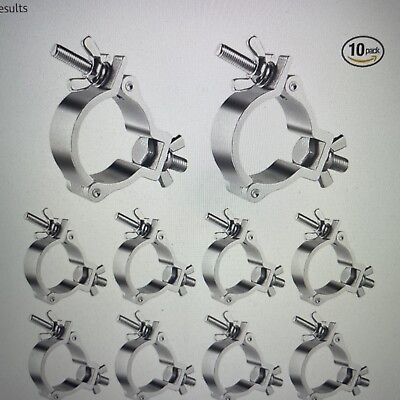 #ad 2 Inch Truss O Clamps 10 Pack Aluminum Stage Light Clamps for Truss Heavy 220 $30.00
