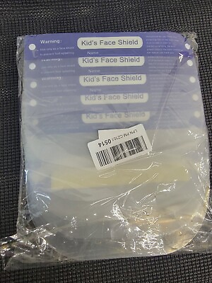 #ad VINMEN Kids Anti Fog Face Shield Pack of 9 new in plastic $3.00