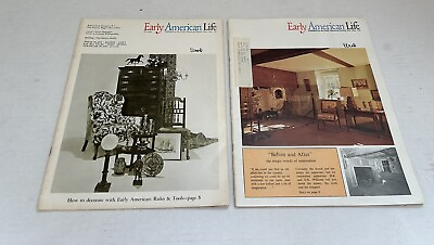 #ad Early American Life VINTAGE LOT magazines 1970 Volume 1 Colonial Williamsburg VA $33.33