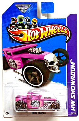 #ad 2013 Hot Wheels Bone Shaker Pink HW Showroom SHIPS IN PROTECTIVE CASE $25.98