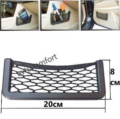 #ad Car Inside Net Organizer Rear Cargo Storage Elastic Luggage Bag Mesh 8x20 cm $2.91