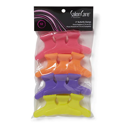 #ad Salon Care 3quot; Butterfly Clamps $6.79