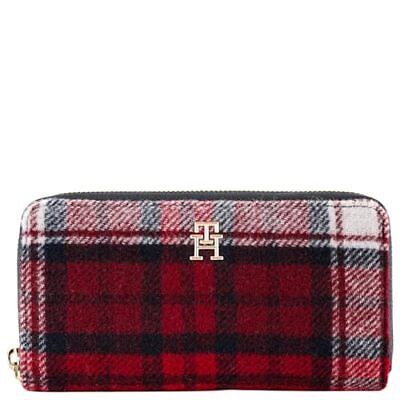 #ad Tommy Hilfiger AW0AW155780GY ICONIC TOMMY LARGE ZA 0GY TARTAN $103.60