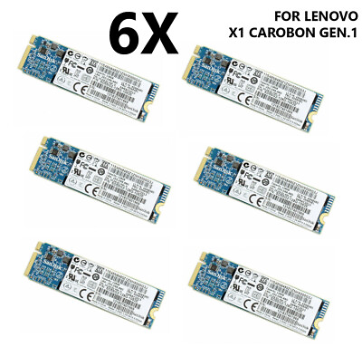 #ad Lot of 6 SanDisk 128GB mSATA Mini PCI Express SSD 45N8480 45N8481 X1 Carbon Gen1 $174.59