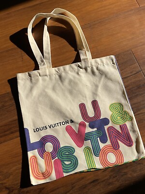 #ad Louis Vuitton Canvas Eco Tote Bag Shenzhen Exhibition Limited 100% Authentic USA $37.49