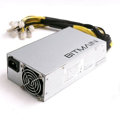 #ad Bitmain Power Supply APW3 1600W Antminer A3 L3 D3 S7 S9 110 250v Minimal Use AU $79.00
