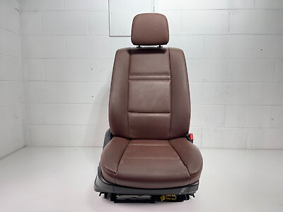 #ad 2007 2013 BMW X5 X6 E70 E71 FRONT RIGHT PASSENGER SIDE SEAT ASSEMBLY BROWN OEM $339.99