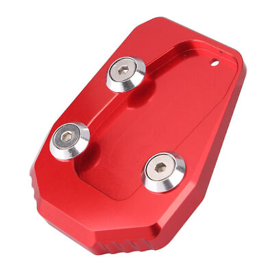 #ad Kickstand Side Foot Stand Extension Pad Fit Yamaha MT09 2013 2014 2015 2016 Red GBP 10.09