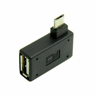 #ad 90D Right Angled Micro USB 2.0 OTG Host Adapter USB Power for Galaxy S3 S4 S5 $6.36