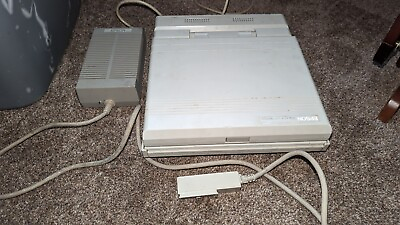 #ad RARE VINTAGE WORKING EPSON Equity LT 386SX Laptop Computer W Power Supply 1989 $225.00