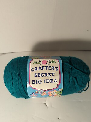 #ad Crafters Secret Big Idea Yarn 16oz Color 45 Fabulous $8.04