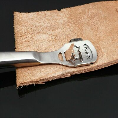 #ad Leather Cutting Skiving Tool Skiver Peeler Thinning Shovel DIY Knife 10 Blades $12.90