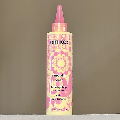 #ad AMIKA SMOOTH OVER FRIZZ FIGHTING HAIR TREATMENT 6.7OZ 200ML FULL SIZE NEW $29.97