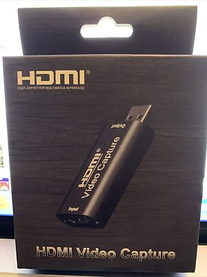 HDMI Video Capture Cards to USB 1080p USB2.0 Record via.Audio $19.88