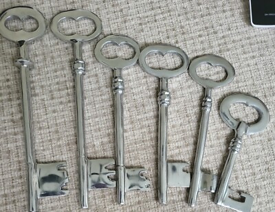 #ad Aluminum Key Set Of 6 Decorative Keys $5.00