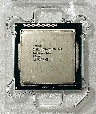 #ad Intel Xeon E3 1240 3.30GHz Quad Core CPU Processor SR00K LGA1155 Socket $22.49
