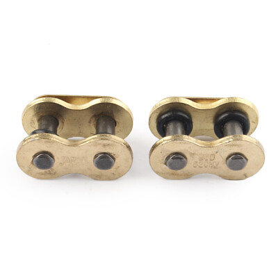 #ad 520 HV O ring Chain Master Links Joint Connector Clip Fit Dirt Bike Metal 2pcs $7.22
