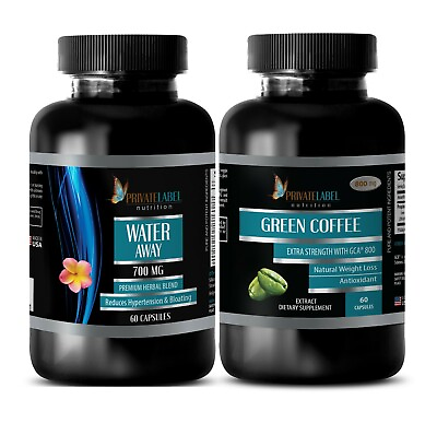 #ad Immune natural WATER AWAY – GREEN COFFEE EXTRACT COMBO green tea diet pills $39.15