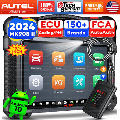 #ad Autel MaxiCOM MK908 II Bluetooth Diagnostic Scanner Tool Key Coding as MK908P II $1499.00