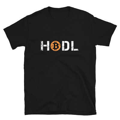 #ad Bitcoin HODL T shirt distressed crypto trader investor trading tee $26.98