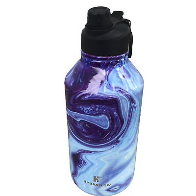 #ad Hydraflow 64 Ounce Double Wall Stainless Steel Growler Bottle with 2 in 1 Lid $14.97