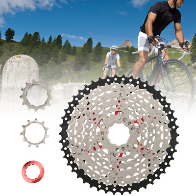 #ad 8 Speed Ultralight Hollow Cassette Freewheel For Mountain Bike $44.99