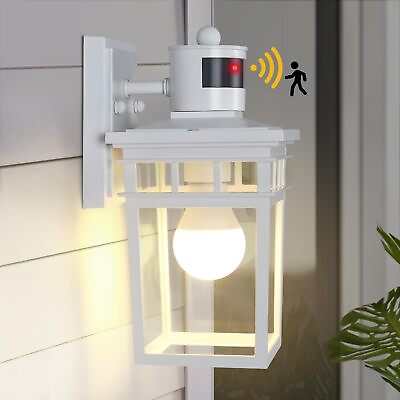 #ad Motion Sensor Outdoor Wall Light White Dusk to Dawn Outdoor Lighting Motion ... $72.04