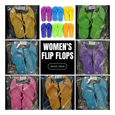 #ad Women#x27;s Flip Flops Solid Colors $9.99