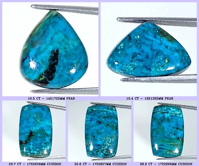 #ad Natural Arizona Shattuckite Cabochon Loose Gemstone For Jewelry $8.99