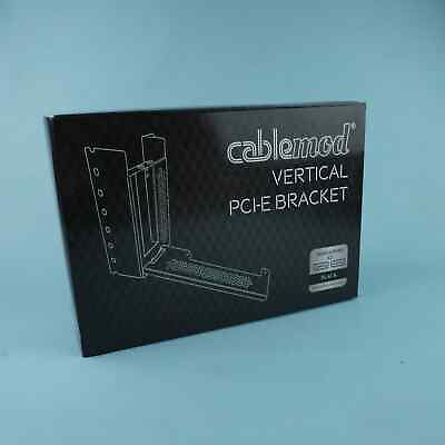 #ad CableMod Vertical PCI e Bracket w PCI e 3.0 Riser Cable Black HDMI Display Port $64.99