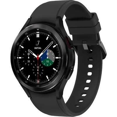 #ad Samsung Galaxy Watch 4 Classic 46mm Black Black LTE Excellent $74.99