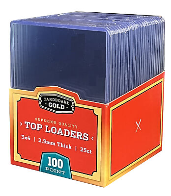 #ad 25 Ultra CBG 2.5mm 100pt Pro Top Loaders Toploaders Topload Thick Jersey Cards $7.68