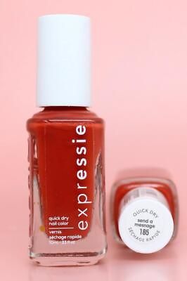 #ad Essie Expressie Quick Dry Nail Color #185 Send A Message Red Free S amp; H $7.75