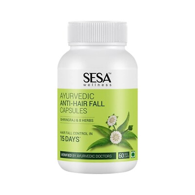 #ad Sesa Ayurvedic Anti Hair Fall 60 Capsules Hair Fall Control in 15 DAYS $18.00
