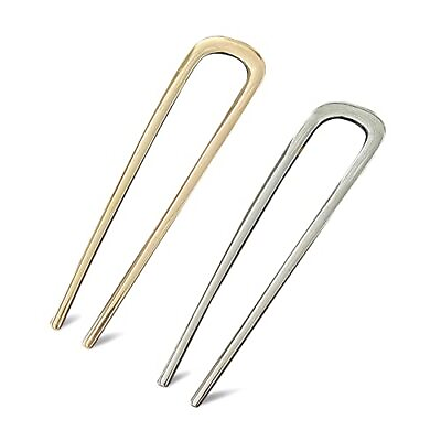 #ad 2Colors Plus Size Vintage Metal U shaped Hairpin for Longer and Thicker Hair ... $15.74