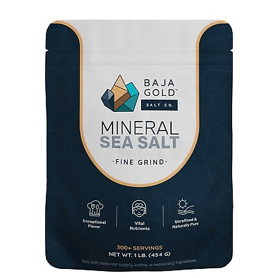 #ad Mineral Sea Salt Fine Grind 1 Lb. Bag $28.55