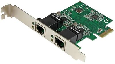#ad STARTECH 2 Port PCI Ex Gigabit Server Network Adaptor Card $216.95