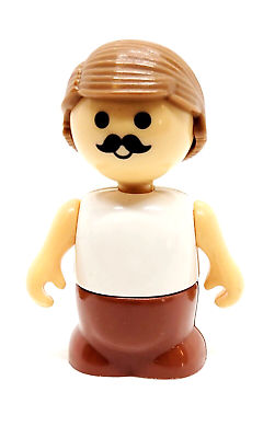 #ad Playmates Li#x27;l Playmates Male with Brown Pants White Shirt and Brown Hair $8.99