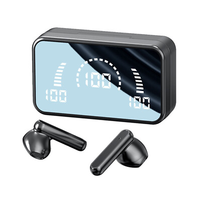 #ad Bluetooth Wireless Headphones TWS Earphones In Ear Touch Digital Display Headset $10.99