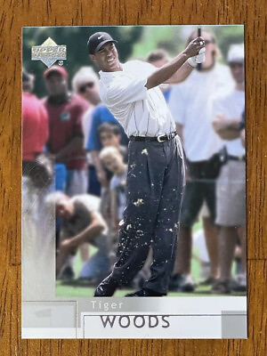 #ad 2002 Upper Deck Silver #1 Tiger Woods $7.99