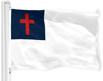#ad G128 Christian Religious Flag 3x5 ft 150D Quality Polyester $12.99