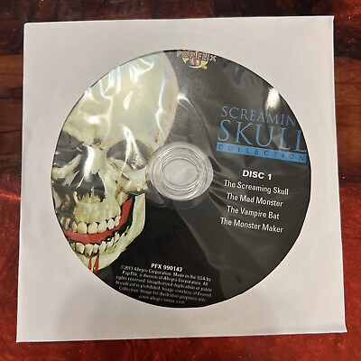 #ad Screaming Skull Horror Collection DVD 2013 2 Disc Set Disc Only $3.14